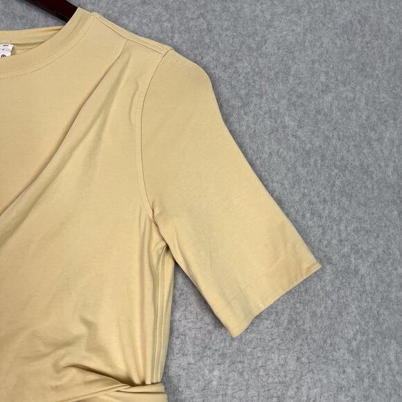 Lululemon Prosecco Cotton Wrap Front T Shirt Dress Size 2 - Picture 5 of 10